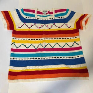 Alfred Dunner woman’s large  vibrant blouse